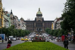 Pulsierendes Herz Prags, das ist der Wenzelsplatz